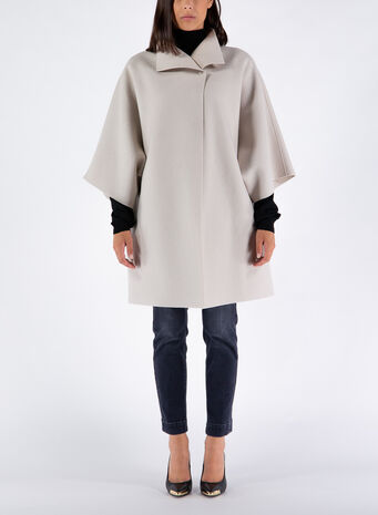 MANTELLA  KIMONO IN LANA., 412CREAM, small