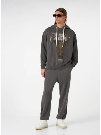 FELPA HOODIE ROCK MATHER GRAPHIC, STONEWASH, small