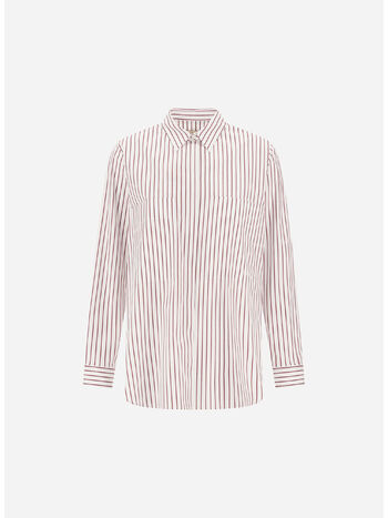 CAMICIA A RIGHE, 1067 BIANCO/BORDEAUX, small