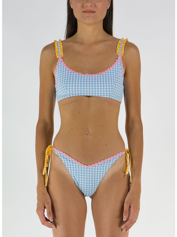 TOP BRALETTE WITH ROUCHES, WAVEV3191, medium