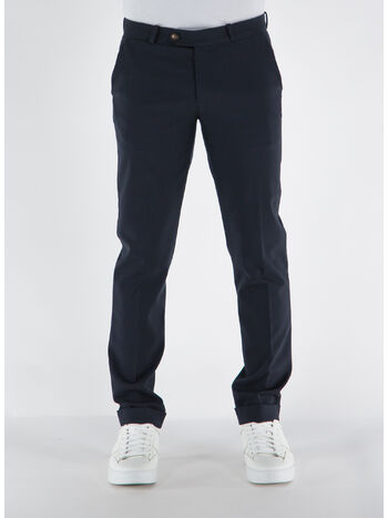 PANTALONE TERZILIO CHINO, 60 BLUE BLACK, small