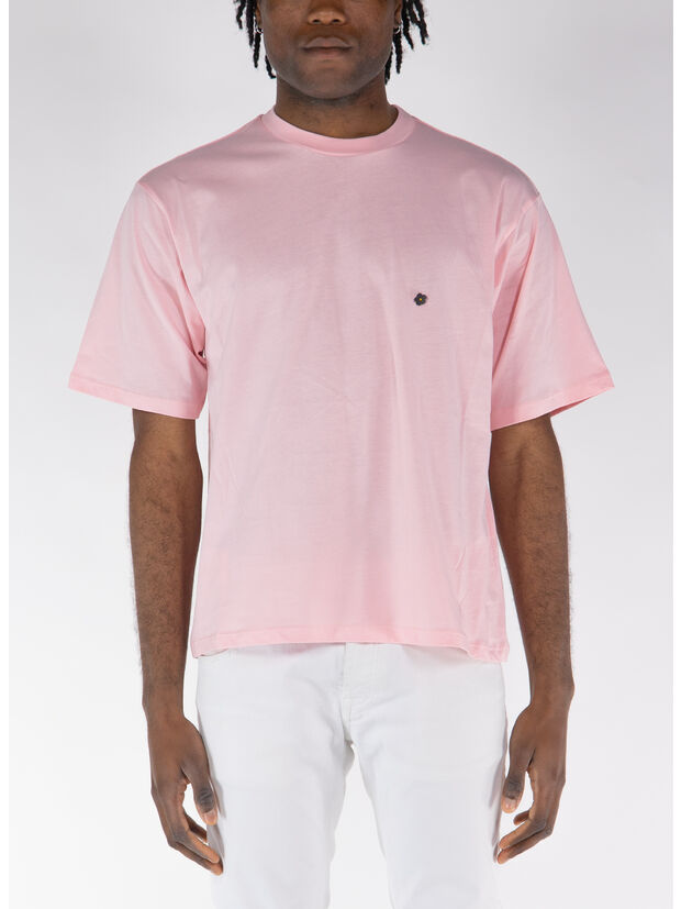T-SHIRT CON LOGO, 041 PINK, large