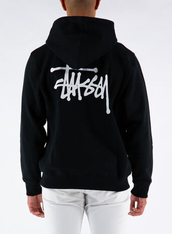 FELPA BASIC STUSSY, BLACK, small