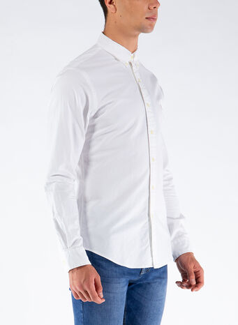 CAMICIA OXFORD, WHITE, small