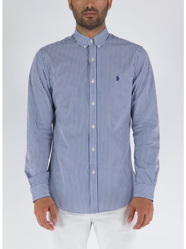 CAMICIA A RIGHE, 4655A NAVY/WHITE, large