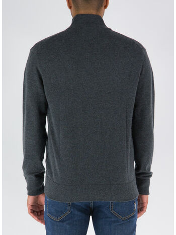 CARDIGAN FULL ZIP, DARKCHARCOALHEATHER, small