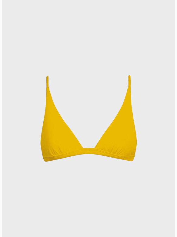 BIKINI TOP A TRIANGOLO, 00101H YELLOW, medium