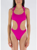 COSTUME MONOKINI INTERO TRECCIA COLOR KNOT, 044FUXIA, thumb