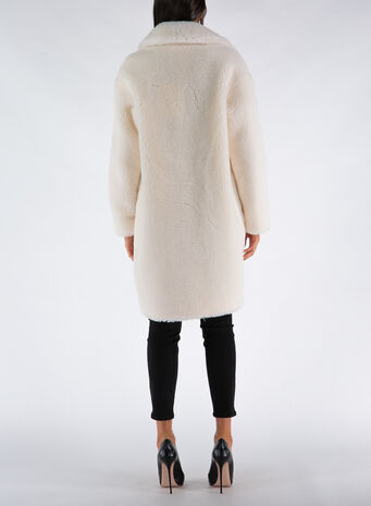 CAPPOTTO CAMILLE COCOON COAT, 90000WHITE, small