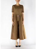 ABITO CON GONNA TAFFETA, 2157 CAMMELLO, thumb