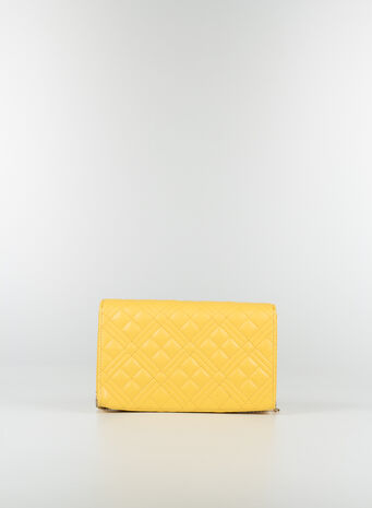 BORSA POCHETTE CON TRACOLLA, 400GIALLO, small