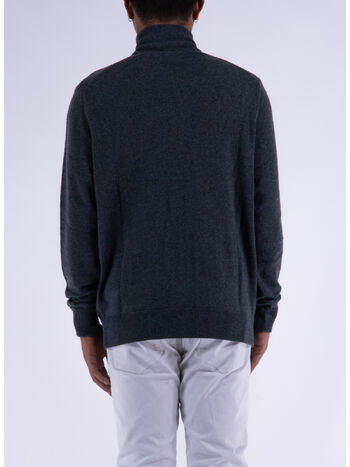 CARDIGAN FULL ZIP, DARKCHARCOALHEATHER, small