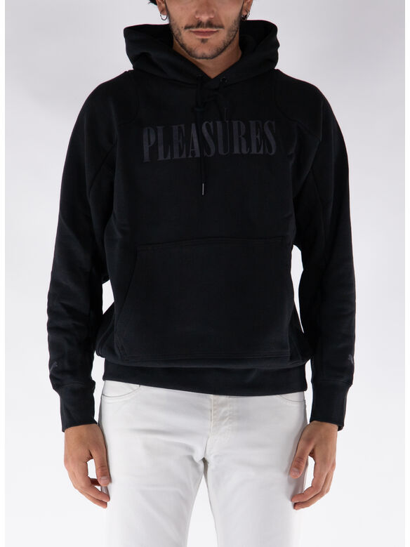 FELPA HOODIE PLEASURES, 01 Puma Black, medium