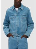 GIACCA LOGO BIRD BEACHED DENIM, BLEACHED, thumb