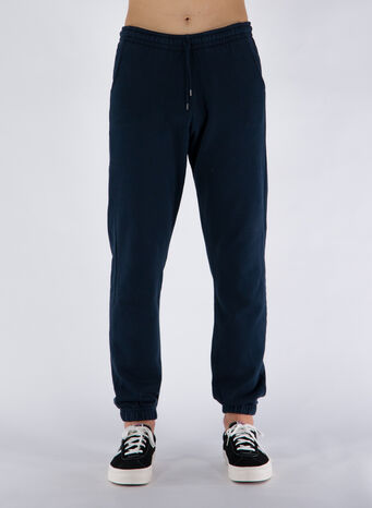 PANTALONE CLASSIC ORGANIC SWEATPANTS, NAVYBLUE, small