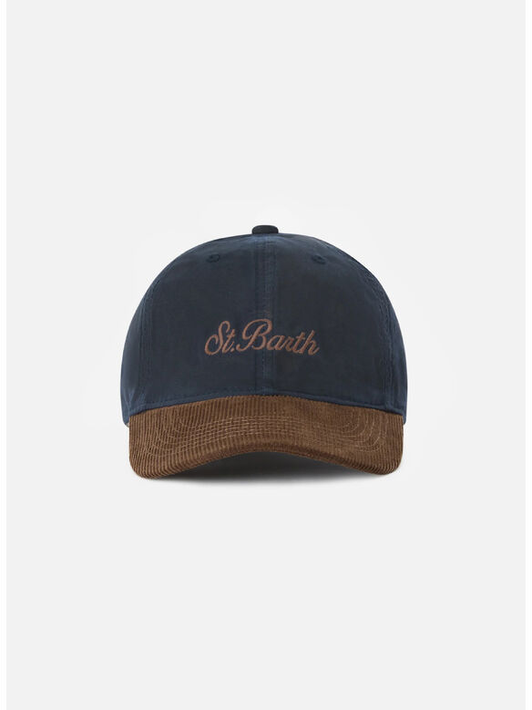 CAPPELLO BASEBALL WAX CORDUROY S, 00165M 6118 EMB, medium