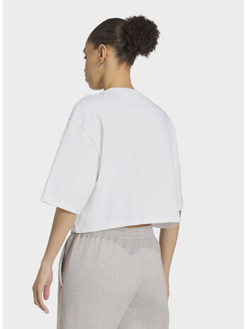 T-SHIRT ESSENTIAL CROP, WHITE, small