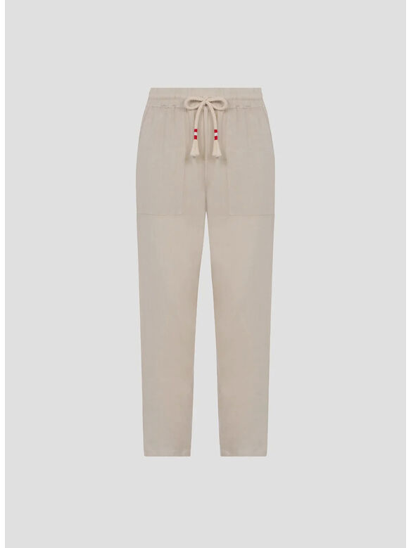 PANTALONE CALAIS, 00138L LINEN 10H GRAIN, medium
