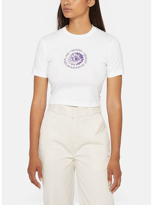 T-SHIRT GARDEN PLAIN, WHX1 WHITE, medium