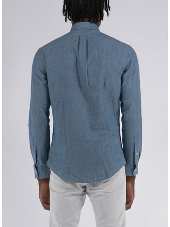 CAMICIA IN DENIM CHAMBRAY, CHAMBRAY, small