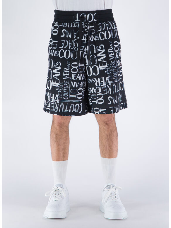 BERMUDA PRINT DOODLE LOGO, 899 BLACK, medium