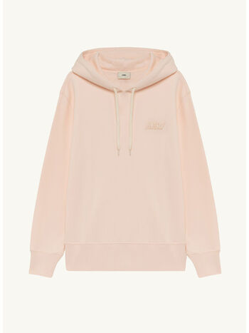 FELPA HOODIE E LOGO RICAMATO, M1HE HEAVY JERS MAKE UP, small
