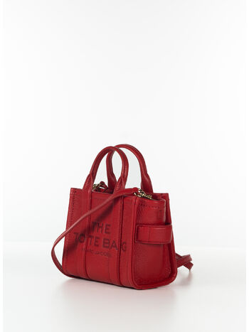 BORSA THE LEATHER MINI TOTE, 617 TRUE RED, small