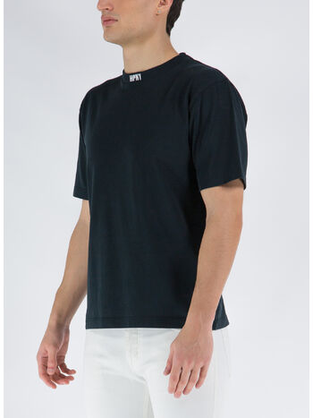T-SHIRT HPNY EMB, 1001 BLACK WHITE, small