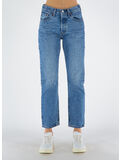 JEANS 501 CROP Z0625 MEDIUM INDIGO DENIM, Med Indigo, thumb