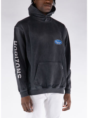 FELPA HOODIE CLASSIC PARTS, 444 AGED BLACK, small