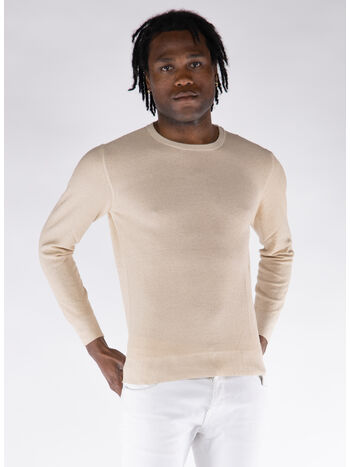 MAGLIONE GIROCOLLO, 27 CREMA, small