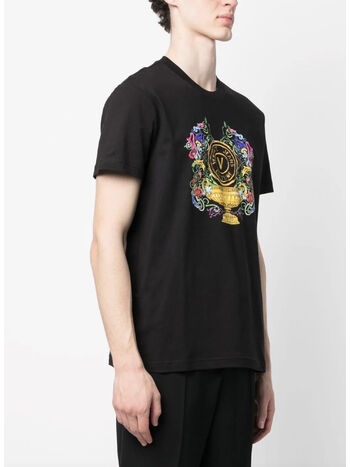 T-SHIRT V-EMBLEM GARDEN, 899 BLACK, small