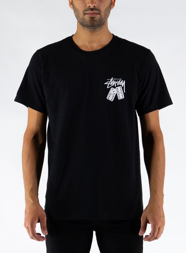 T-SHIRT DOMINOES, BLACK, large