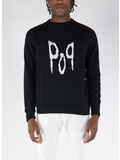 MAGLIONE CORN KNITTED, BLACK, thumb