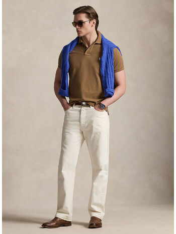 POLO L'ICONICA IN PIQU&Eacute;, RL BROWN/C8125, small