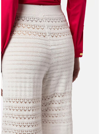 PANTALONE TRICOT, 360 AVORIO, small