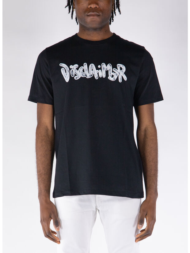 T-SHIRT LOGO, NERO, large