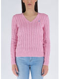 MAGLIONE SCOLLO V, CARMEL PINK, thumb