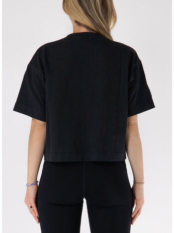 T-SHIRT CROP, 11OK HEAVY CO BLACK, small