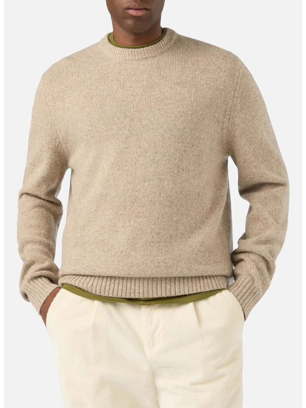 MAGLIONE REGENT DONEGAL, 00030M 12 KAKI, large