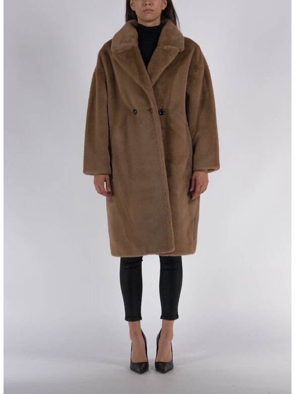 CAPPOTTO OVERS DOPPIOP ORS, 021 CAMEL, medium