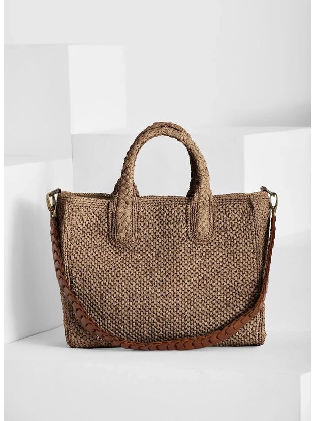 BORSA RARY, DARK TEA, large