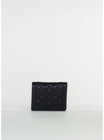 PORTAFOGLIO ZIPPED CON LOGO, 000, small