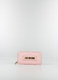 PORTAFOGLIO ZIP AROUND TRAPUNTATO, 600ROSA, thumb
