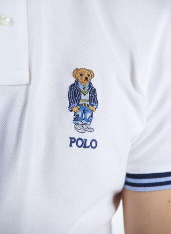 POLO CON LOGO ORSETTO, 001, small