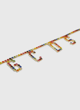 CINTURA IN METALLO E STRASS, MIXMIX, small