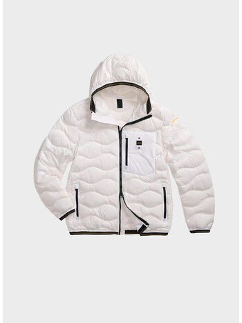 GIUBBOTTO WAVE, 100 BIANCO OTTICO, small