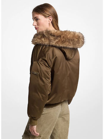 BOMBER IN RASO CIR&Egrave;, 303 DUFFLE, small