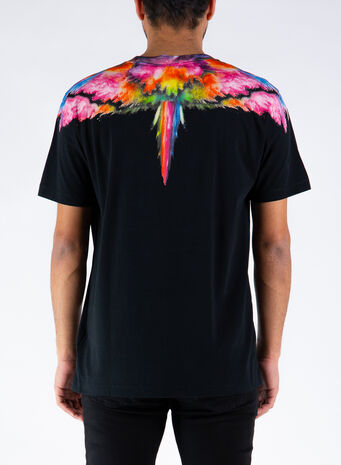 T-SHIRT COLORDUST WINGS REGULAR, 1084BLACKMULTI, small