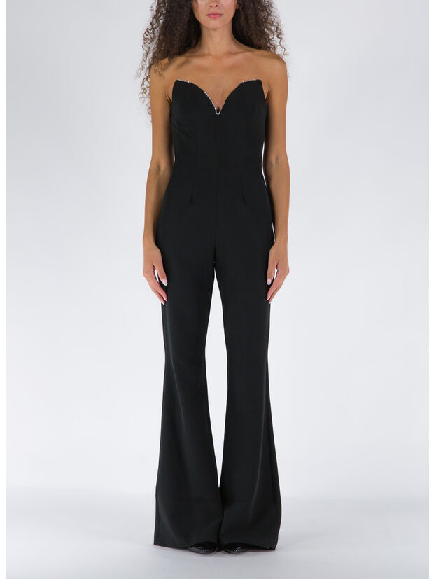 TUTA COUTURE SALOPETTE, 0002 NERO, large